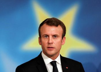 French President Emmanuel Macron delivers a speech to set out plans for reforming the European Union at the Sorbonne in Paris, France, September 26, 2017. REUTERS/Ludovic Marin/Pool