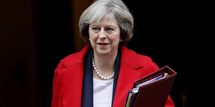 British Prime Minister Theresa May (AP photo)