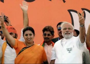 The Congress raised the issues of Smriti Irani submitting ‘contradictory affidavits’ to the Election Commission on her educational qualifications and also about a web series on Modi.