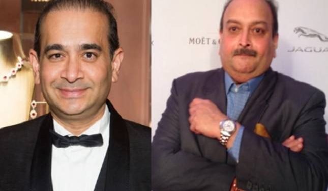 Nirav Modi (L) and Mehul Choksi