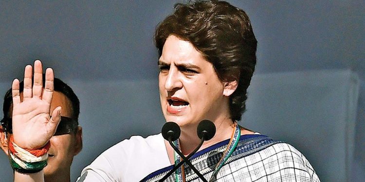 Priyanka said criminals are roaming freely in UP