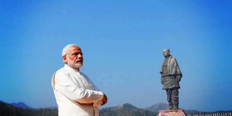 Speaking at an election rally here, Modi said though the Congress says Patel was their leader, no leader of that party has visited the statue so far.