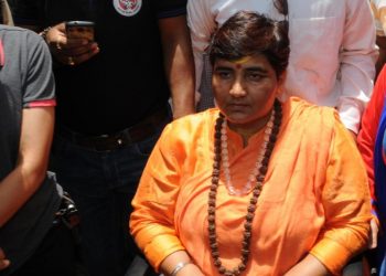 The BJP's Pragya Thakur made headlines again when she said that rubbing a cow from the back to the front relieves blood pressure.