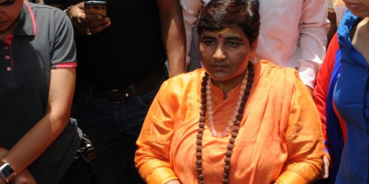 The BJP's Pragya Thakur made headlines again when she said that rubbing a cow from the back to the front relieves blood pressure.
