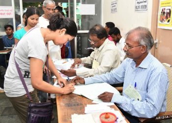 Polling in LS constituency of Puducherry Thursday 18 April 2019 (File photo)