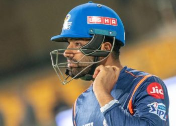 In an injury scare five days before the World Cup team selection, Rohit sat out of Mumbai Indians' IPL match last night after sustaining a leg spasm during Tuesday's training session.