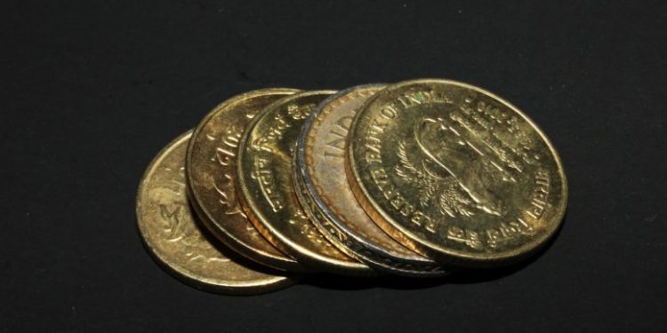 Indian Money Rupees Finance Five India Coins (REUTERS)