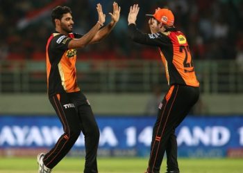 SRH are currently in the fourth spot in the points table, with successive wins over CSK and KKR at home.