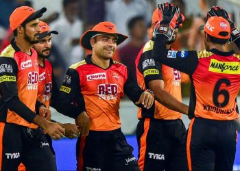 SRH currently hold the top spot in the points table with three back-to-back victories.