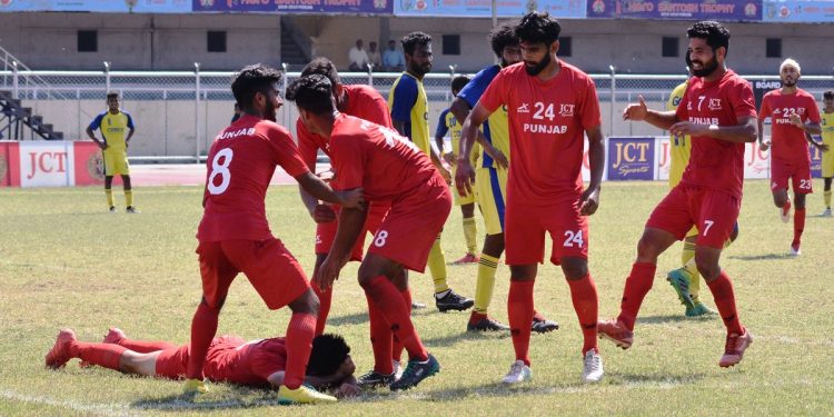 Harjinder Singh scored the winning goal on this occasion to put the home side into the final. (Image: AIFF)