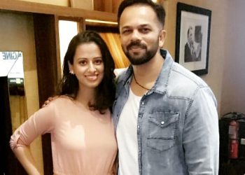 Supriya Roy with Rohit Shetty