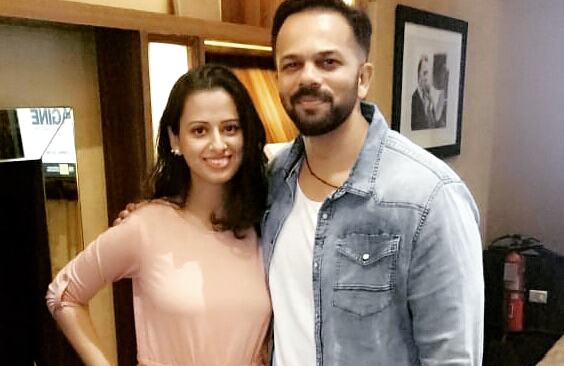 Supriya Roy with Rohit Shetty