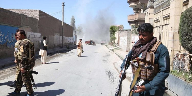 In the latest assault on Afghan forces -- who have faced devastating losses in recent years -- Taliban fighters last week smashed through government lines near the city of Bala Murghab. (Image: The National)