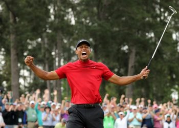 It was the fifth Masters title for Woods, his first since 2005, and it moved him three shy of the all-time record 18 majors won by Jack Nicklaus. (Image: Reuters)