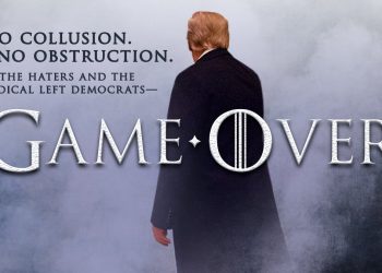 Trump put out a tweet Thursday with a ‘GOT’-inspired meme after US Attorney General Bill Barr reiterated that there was no collusion between the president's 2016 election campaign and Russia. (Image: Twitter)