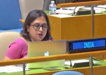 First Secretary in India's Permanent Mission to the UN Paulomi Tripathi.