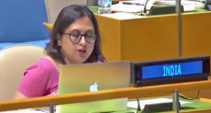 First Secretary in India's Permanent Mission to the UN Paulomi Tripathi.