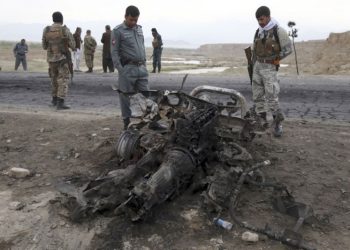 The U.S. and NATO Resolute Support mission issued a statement ‘to clarify initial reporting’ about Monday's roadside bombing of an American convoy near the main U.S. base. (Image: Reuters)