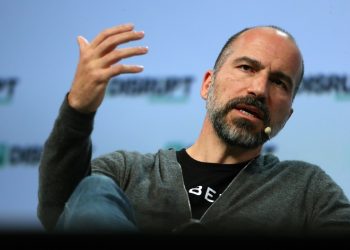 CEO Dara Khosrowshahi of Uber has sought to clean up the image of the global ride-hailing giant as it prepares for its massive Wall Street listing (GETTY/AFP/File / JUSTIN SULLIVAN)