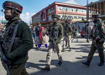 Public transport remained off the roads in most parts of the valley but some private vehicles could be seen plying the roads in the city, the officials said. (Image: PTI)