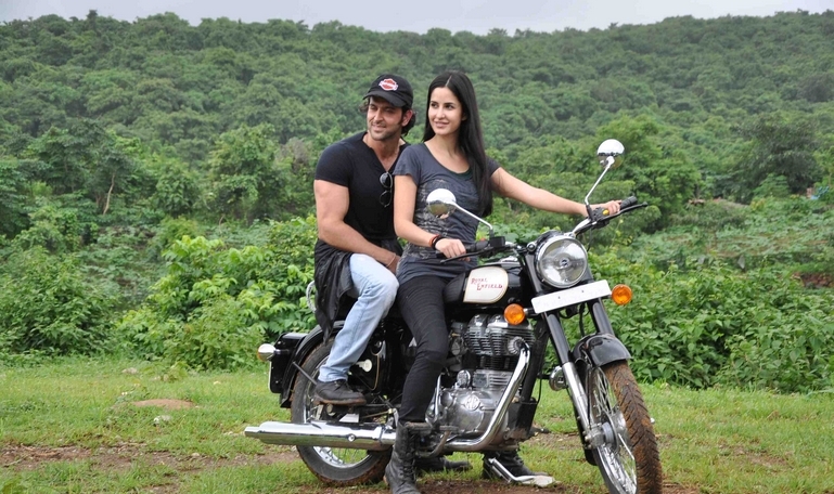 Khan on Bike