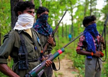 Six electronic detonators, five gelatin rods, a bundle of electric wires and other Naxal-related material was recovered from them.