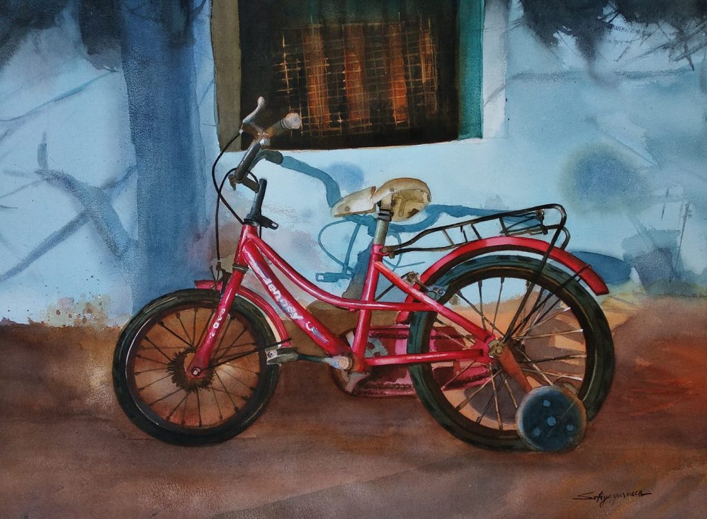 painter Sofiya Yashmeen's painting