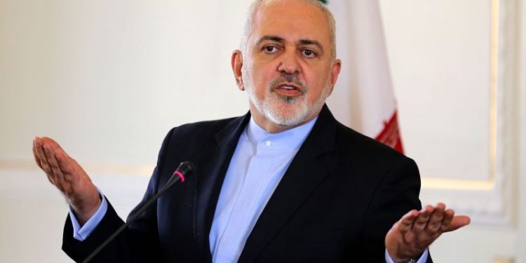 Iran's Foreign Minister Mohammad Javad Zarif gestures during a press conference in Tehran on February 13, 2019. - Zarif said that a 60-nation conference being co-hosted by Washington in Warsaw on Iran and the Middle East was "dead on arrival". "It is another attempt by the United States to pursue an obsession with Iran that is not well-founded," Zarif told a Tehran news conference. (Photo by ATTA KENARE / AFP)        (Photo credit should read ATTA KENARE/AFP/Getty Images)