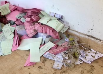 Unused postal ballots found in garbage bin