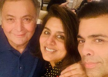 KJo meets Rishi, Neetu in NY