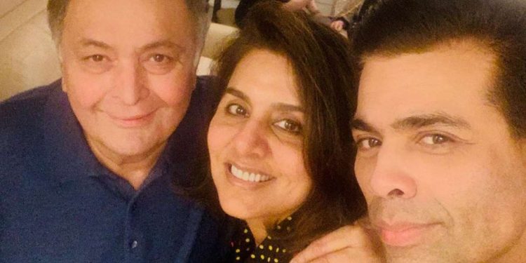 KJo meets Rishi, Neetu in NY