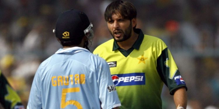 Afridi has hit back at Gambhir, saying the cricketer-turned Indian politician has some problems for which he can be treated in Pakistan..