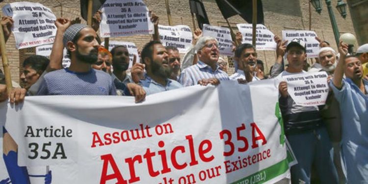 Article 35A empowers the state assembly to define ‘permanent residents’ for bestowing special rights and privileges on them.