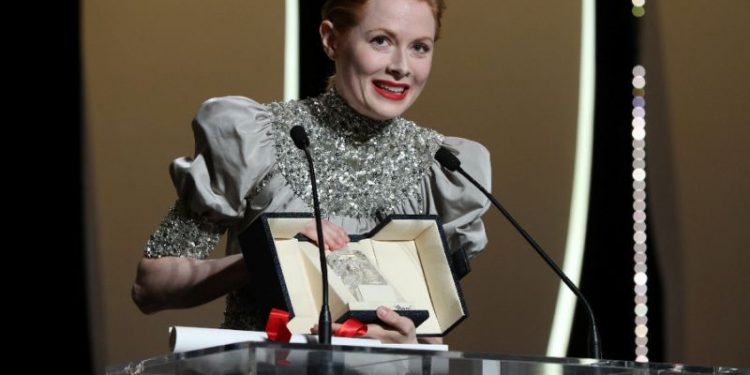 Britain's Emily Beecham wins best actress at Cannes film festival (AFP)