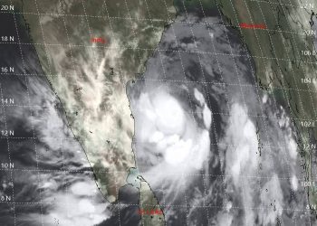 Position of cyclonic storm FANI at 8:30 AM (IST), May 1, 2019.