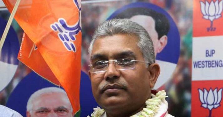 West Bengal BJP chief Dilip Ghosh