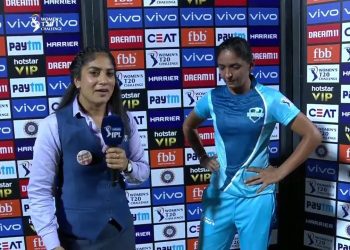 The Supernovas' captain was not happy that her batters gave away their wickets after getting set in the middle. (Image: IPL)