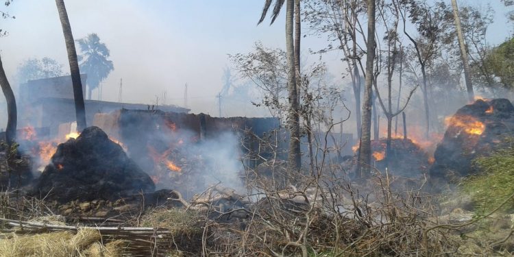 Fire renders 33 families homeless