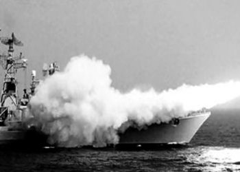Indian navy destroyed the Karachi harbour in the 1971 Indo-Pakistan war.