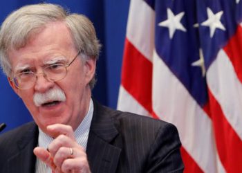 US national security adviser John Bolton