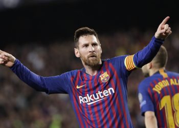 Lionel Messi with a superb display virtually destroyed the hopes of Liverpool