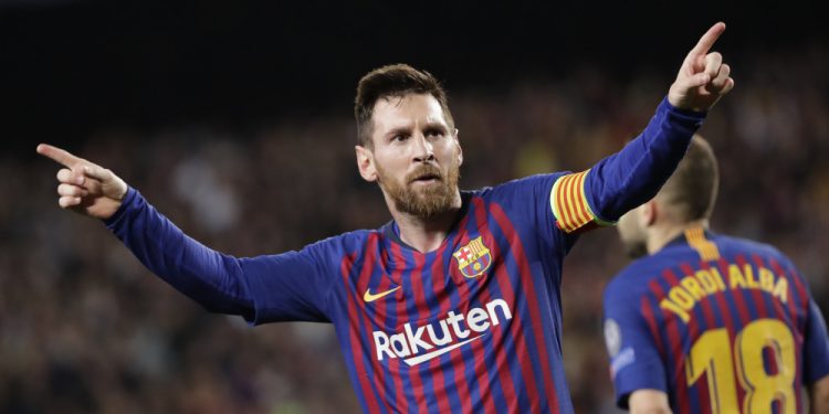 Lionel Messi with a superb display virtually destroyed the hopes of Liverpool