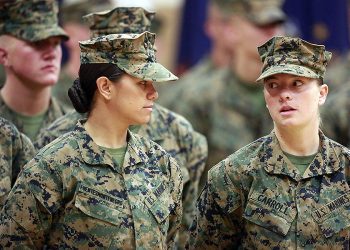 Representational image of women in US military