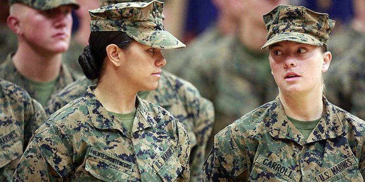 Representational image of women in US military