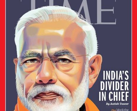 The piece, a sharp criticism of Modi's leadership, has been written by Aatish Taseer, son of Indian journalist Tavleen Singh and late Pakistani politician and businessman Salmaan Taseer.