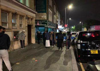 Worshippers at the Seven Kings Mosque in Ilford were part-way through evening prayers late Thursday when the sound of a gunshot rang out.