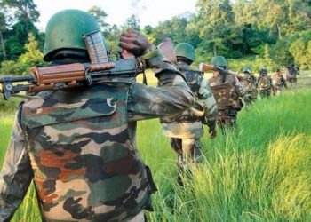 The skirmish took place in the jungles of Hiroli under Kirandul police station area when a squad of police's District Reserve Guard (DRG) was out on anti-naxal operation.