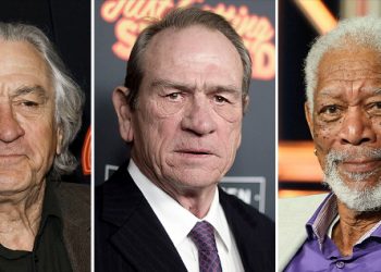 (From left) Robert De Niro, Tommy Lee Jones and Morgan Freeman