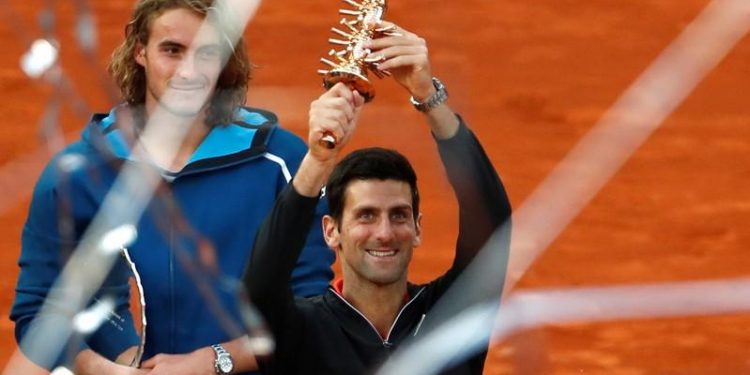 The world No.1 took one hour and 32 minutes to defeat the rising Greek star, adding a third championship in the Spanish capital to the trophies he won in 2011 and 2016.