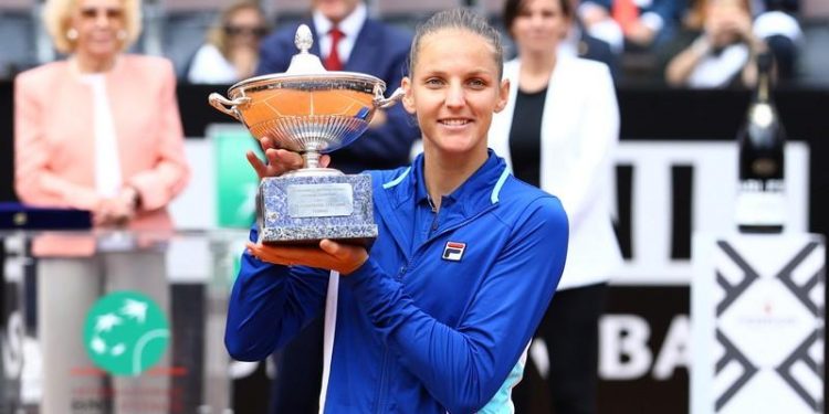 The Czech world No.7 did not drop a single service game as she secured the third clay title of her career and her first in Rome in one hour 25 minutes.